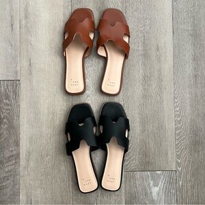 Target/A New Day Nina Slide Sandals Bundle